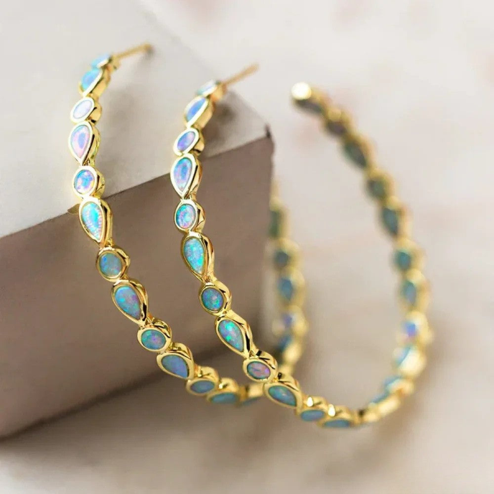 Pendientes de aro vintage