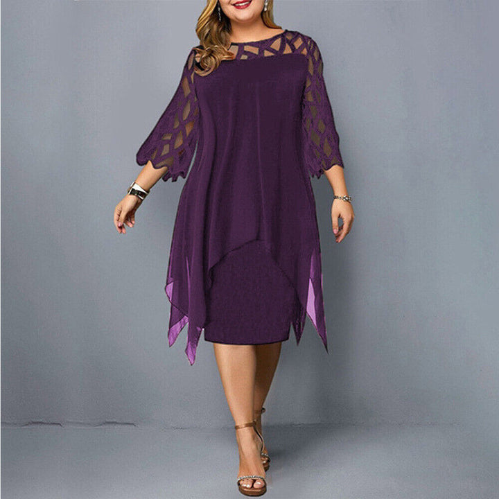 Jamie | Vestido midi elegante de talla grande