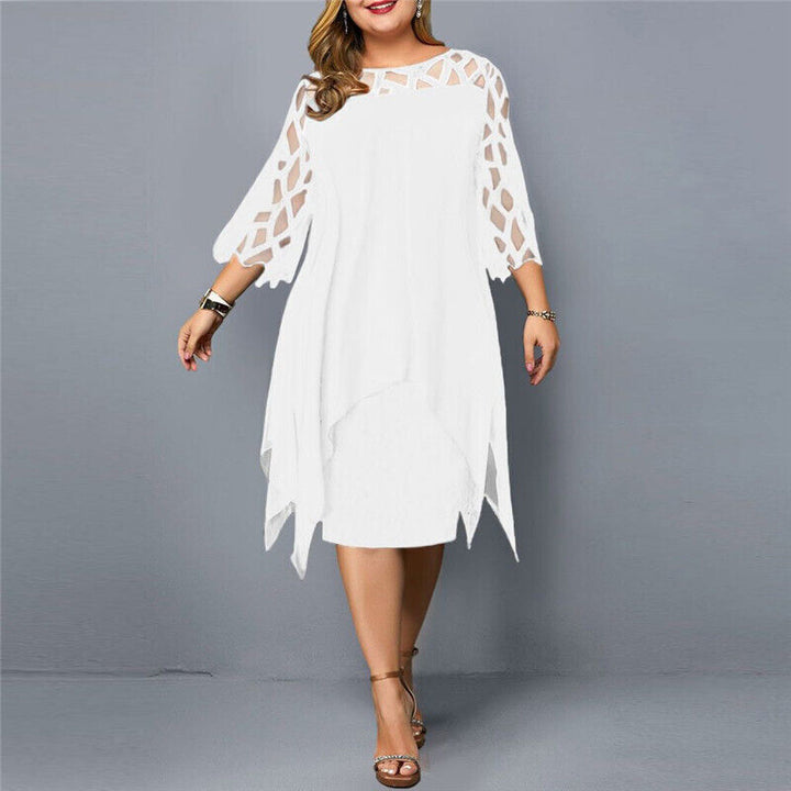 Jamie | Vestido midi elegante de talla grande