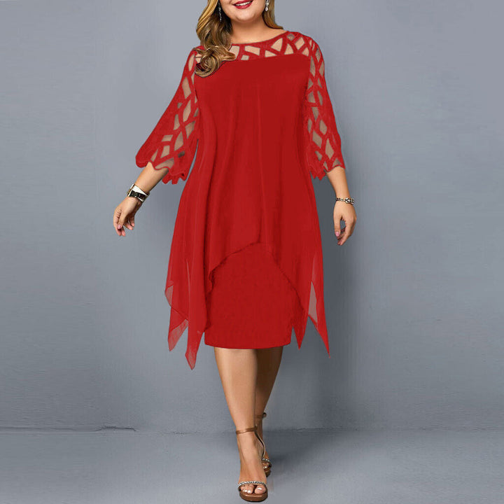 Jamie | Vestido midi elegante de talla grande