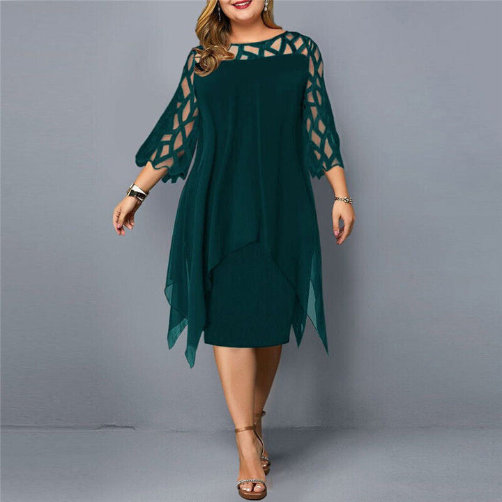 Jamie | Vestido midi elegante de talla grande