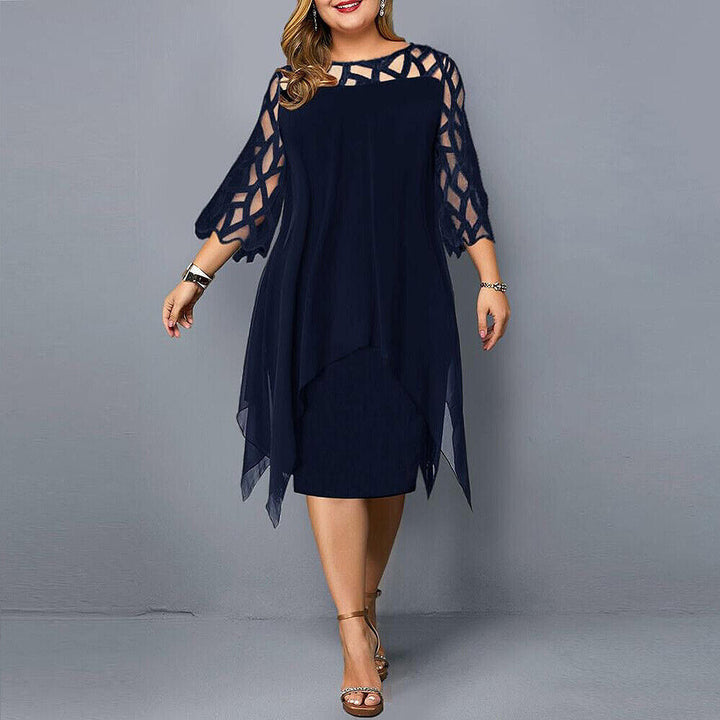 Jamie | Vestido midi elegante de talla grande