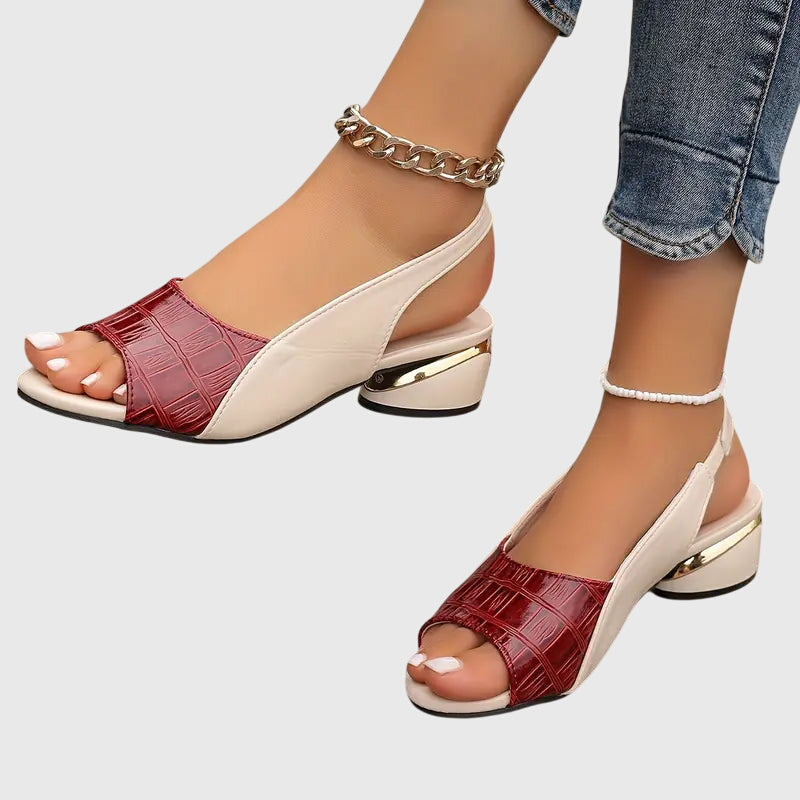 Whitney™ | Elegantes sandalias de cuero
