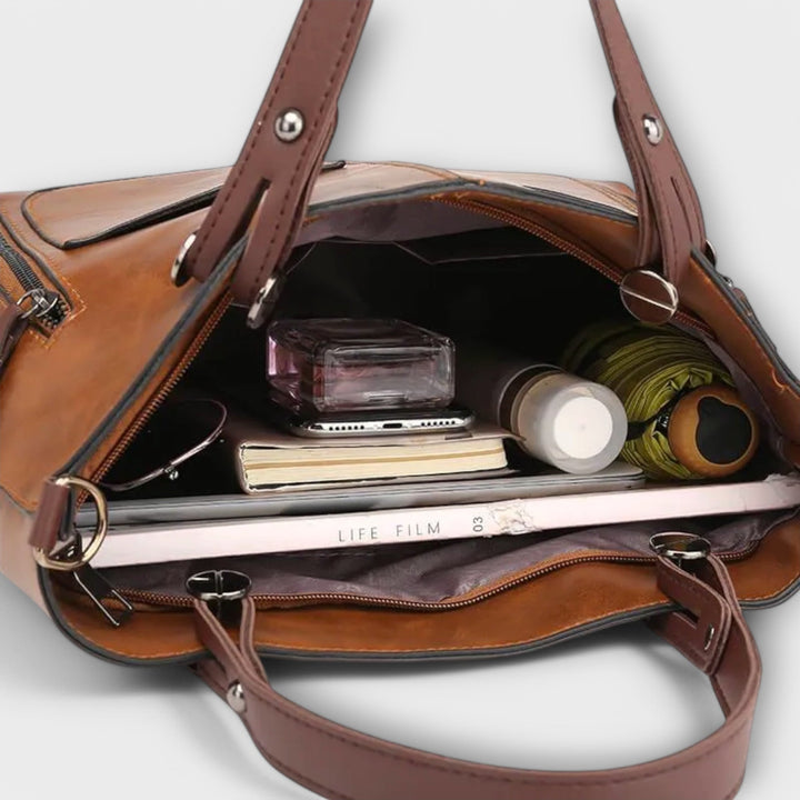 Lora - Elegante bolso de piel
