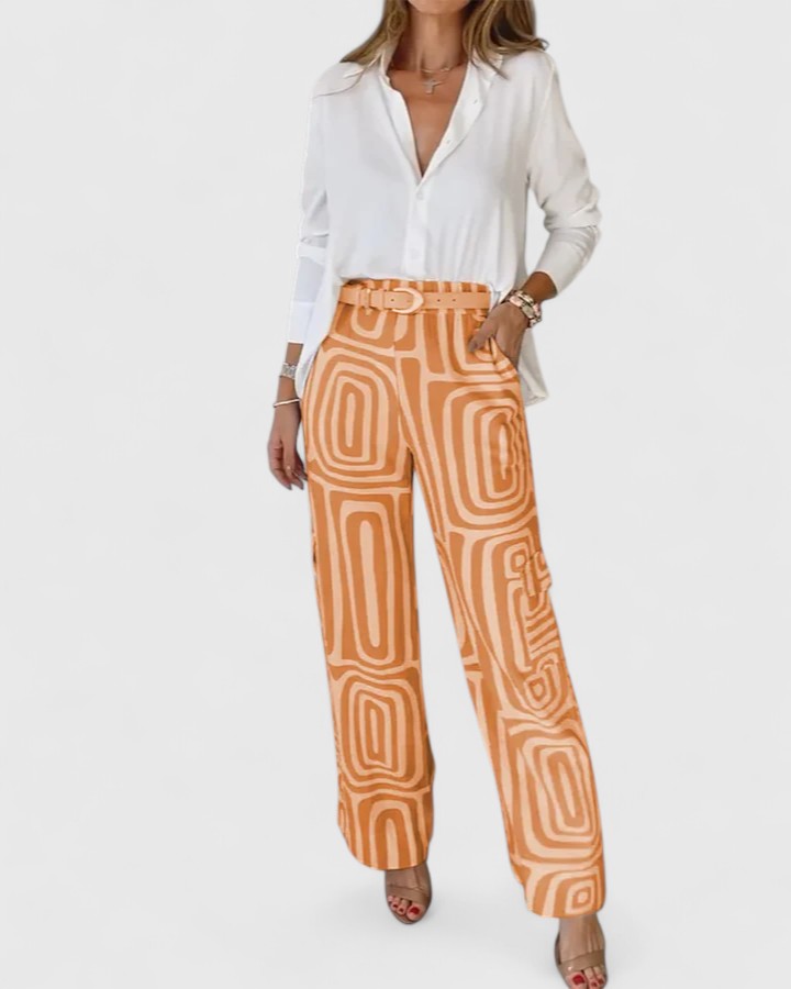 Kira | Elegante conjunto de dos piezas (INCLUYE CINTURÓN GRATIS)