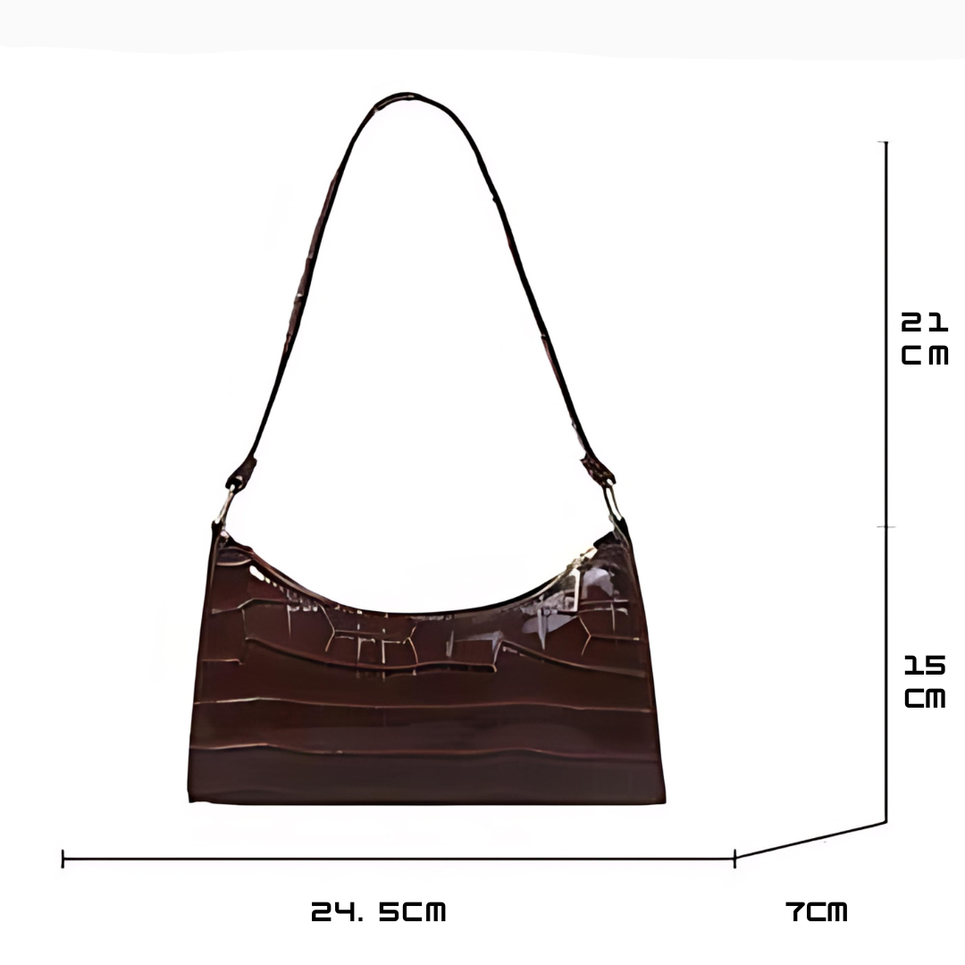 Olivia - Bolso de piel brillante