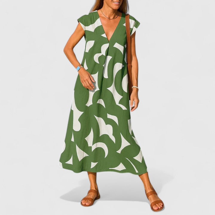 Koralia | Vestido sofisticado con escote en V