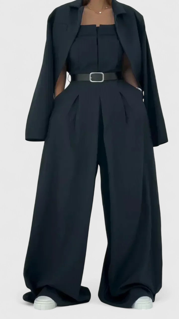 Anne | Elegante conjunto de mono con blazer