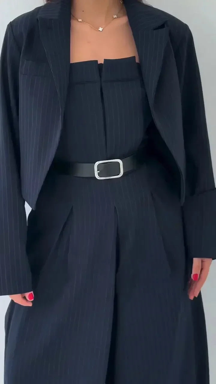 Anne | Elegante conjunto de mono con blazer