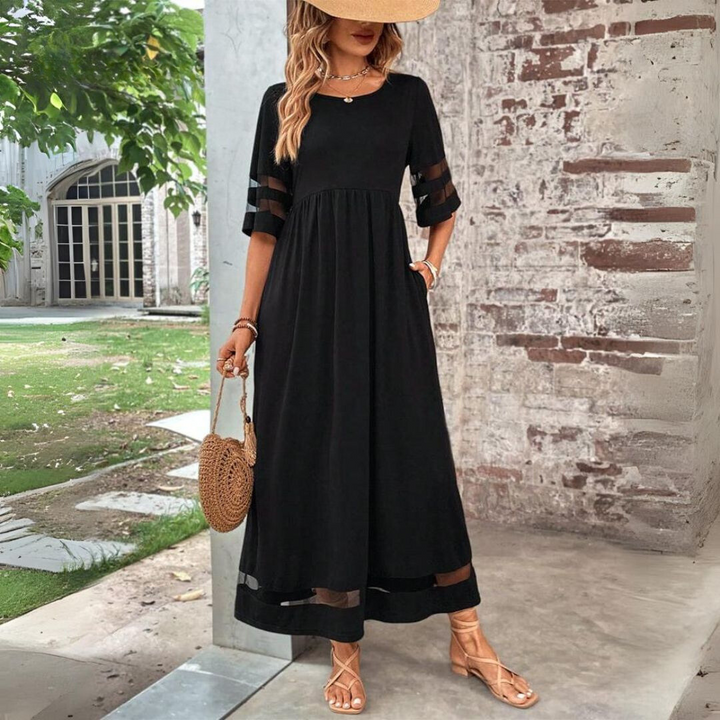 Adeline | Vestido elegante que cubre el abdomen
