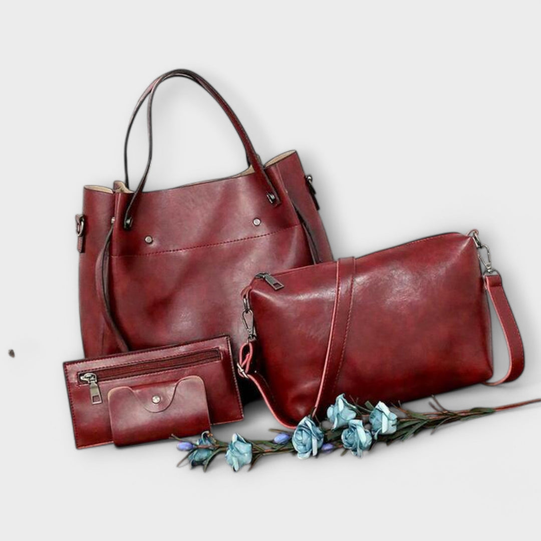 Olivia - Conjunto de 4 bolsos vintage
