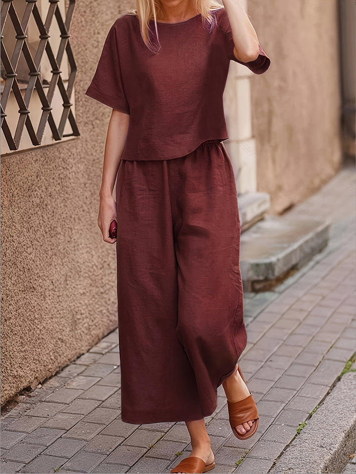 Mira – Casual Split Sleeve Top