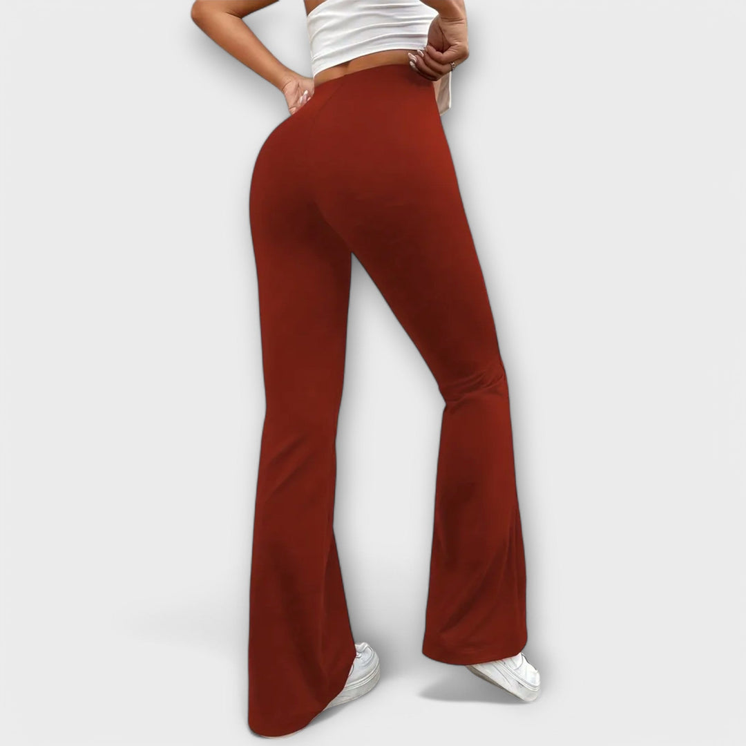 Serena - Pantalones holgados con pernera acampanada