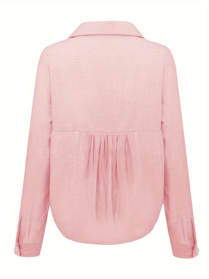 Camisa de lino con botones Sunset de Soline™