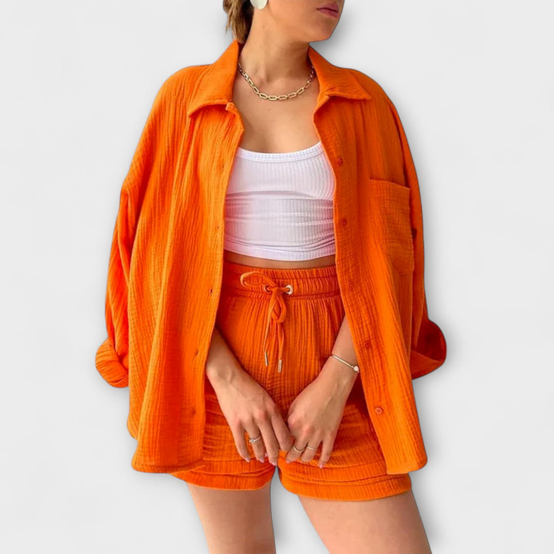 Roselina | Top y pantalón elegantes