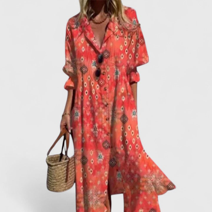 Paula | Vestido bohemio elegante