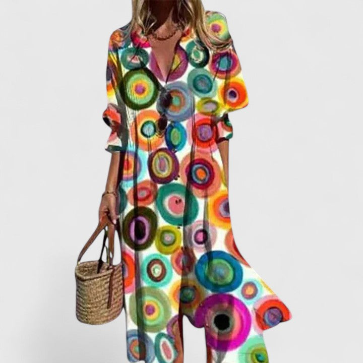 Paula | Vestido bohemio elegante