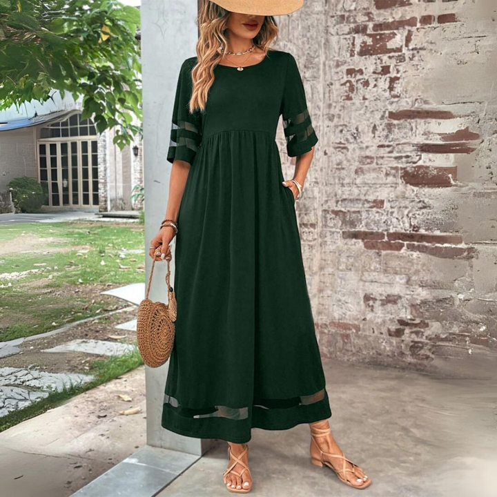 Adeline | Vestido elegante que cubre el abdomen