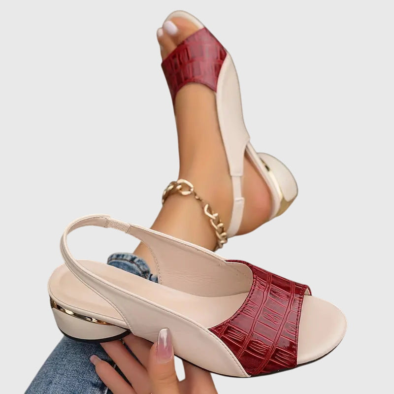 Whitney™ | Elegantes sandalias de cuero