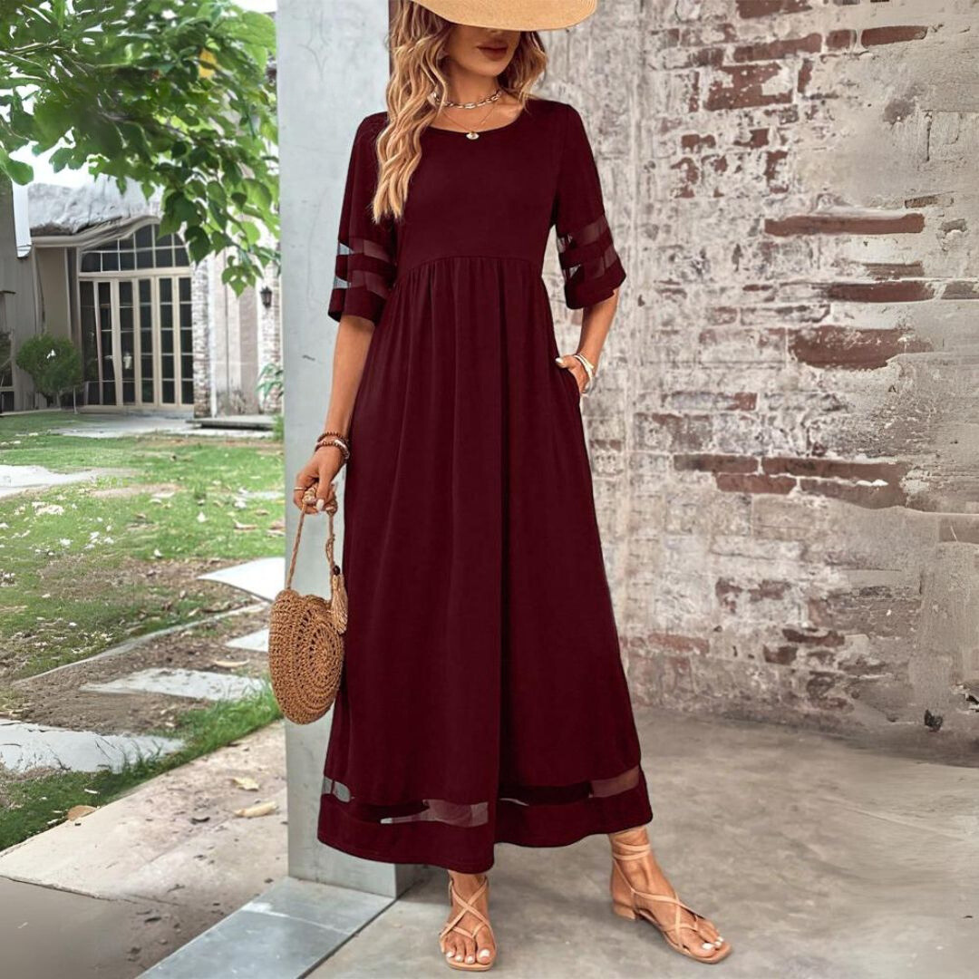 Adeline | Vestido elegante que cubre el abdomen