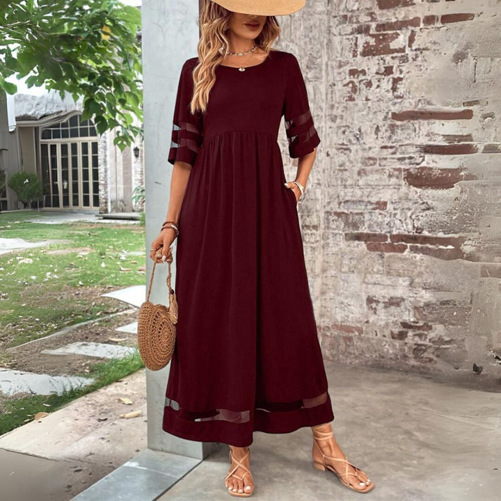 Adeline | Vestido elegante que cubre el abdomen