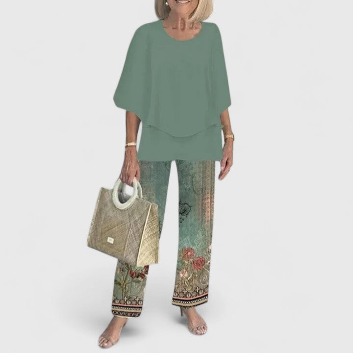 Martha | Conjunto sofisticado de dos piezas