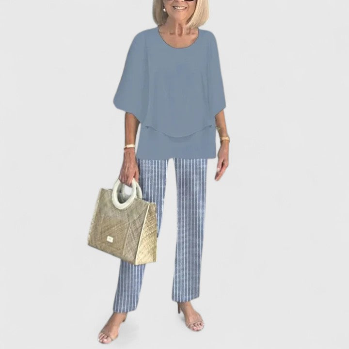 Martha | Conjunto sofisticado de dos piezas