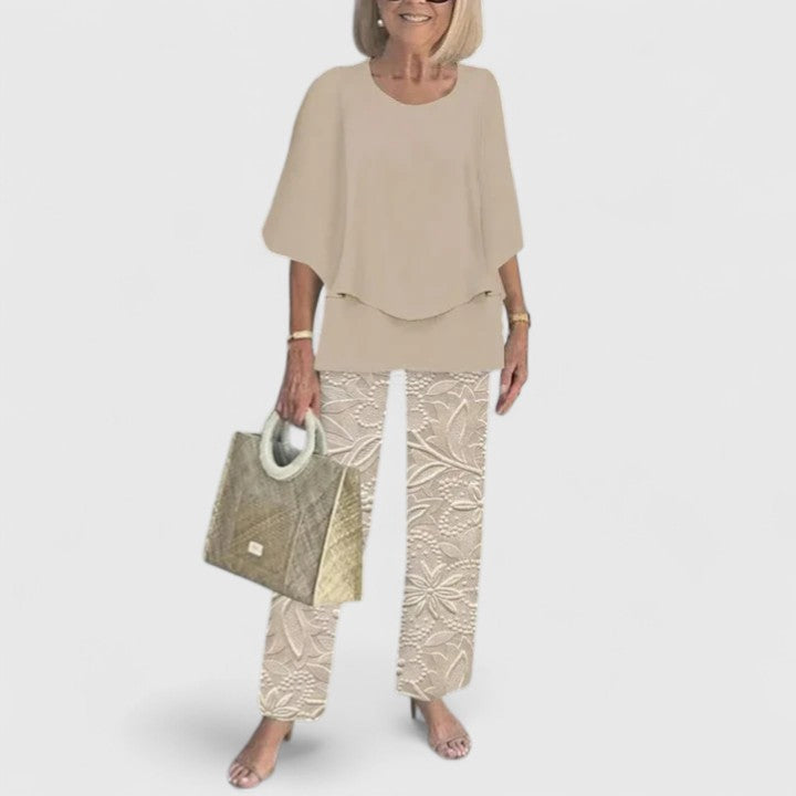 Martha | Conjunto sofisticado de dos piezas