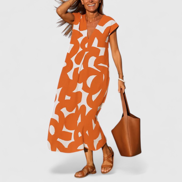 Koralia | Vestido sofisticado con escote en V