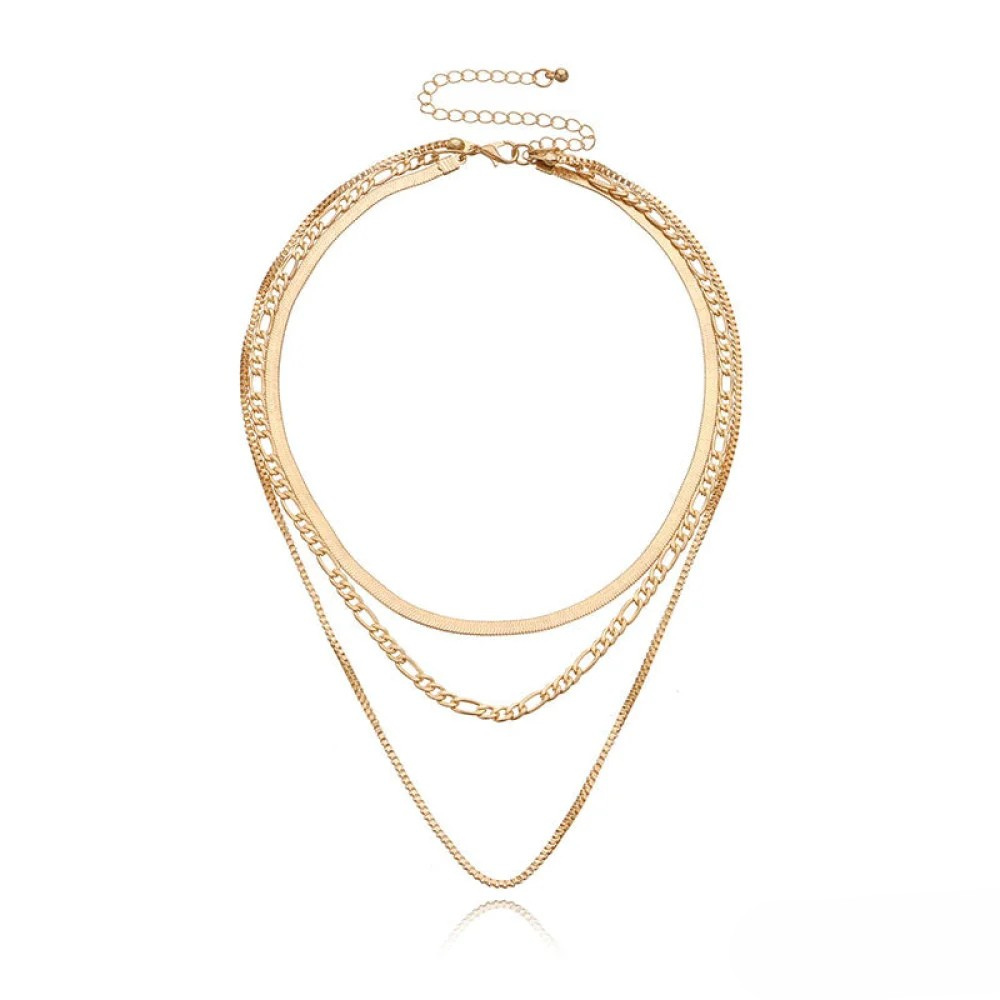Collar vintage de 3 piezas en capas