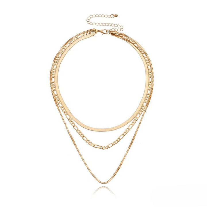 Collar vintage de 3 piezas en capas