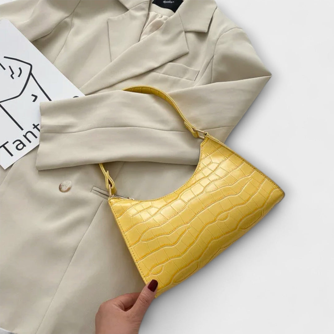 Olivia - Bolso de piel brillante