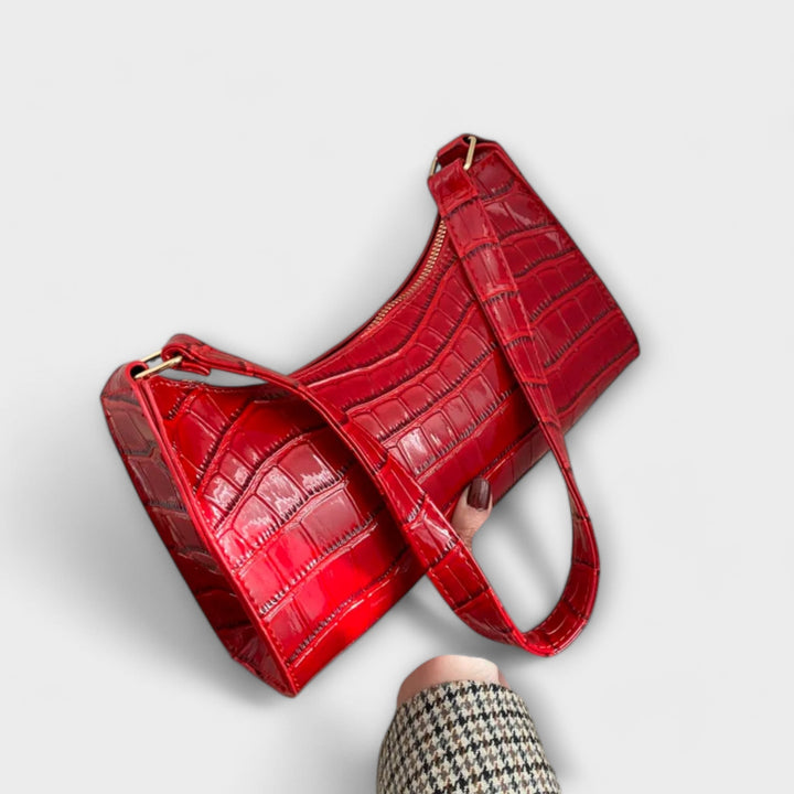 Olivia - Bolso de piel brillante
