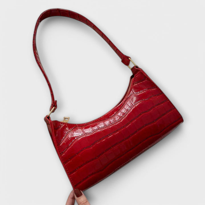 Olivia - Bolso de piel brillante