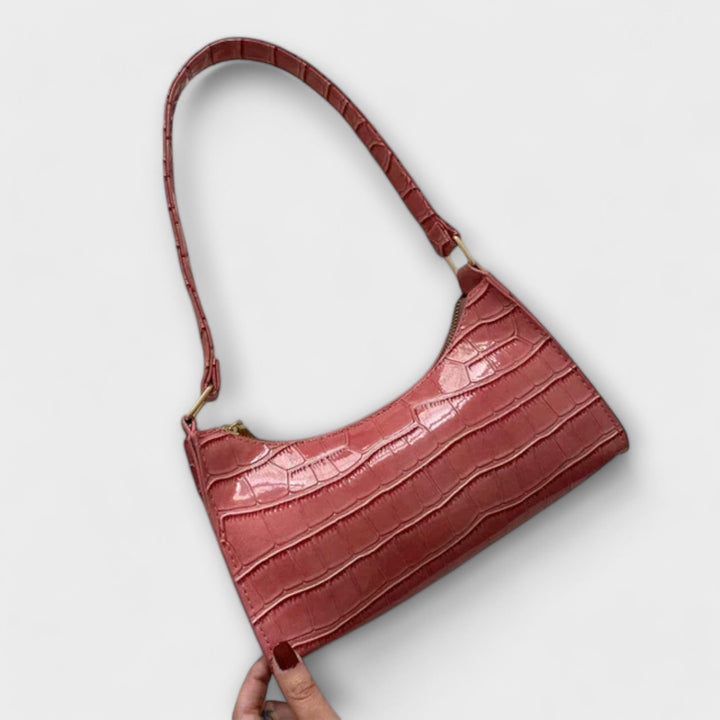 Olivia - Bolso de piel brillante