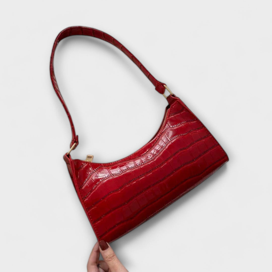 Olivia - Bolso de piel brillante