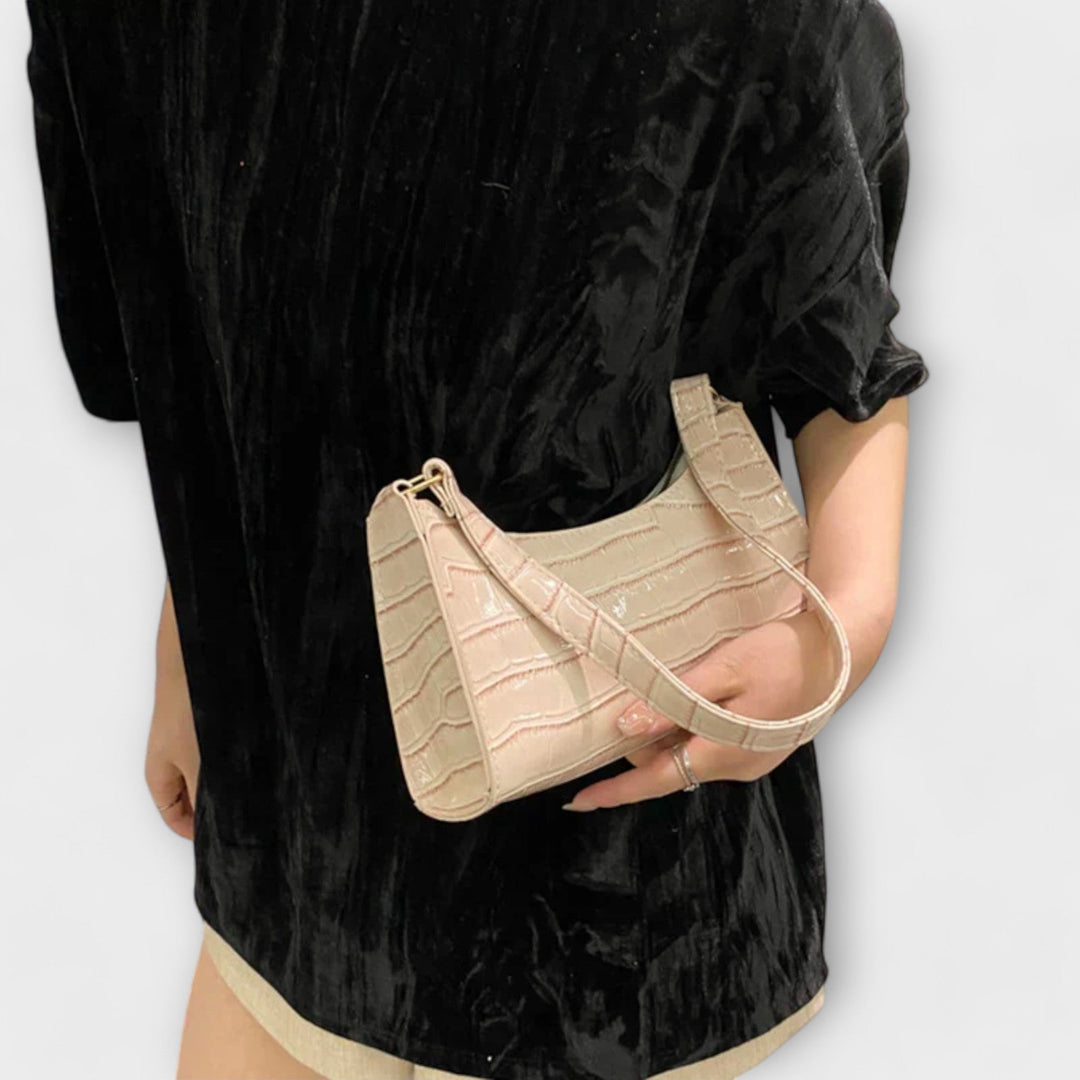 Olivia - Bolso de piel brillante