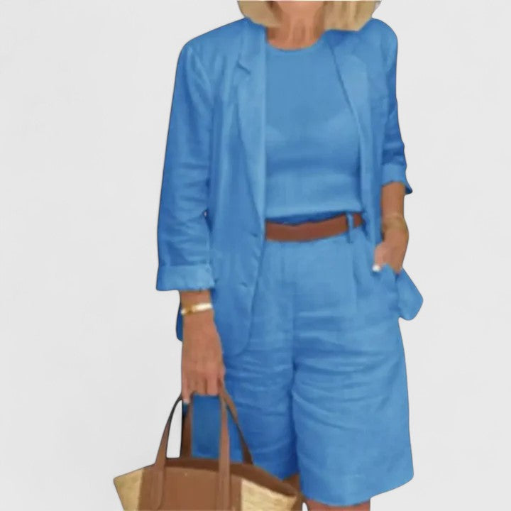 Railey | Conjunto de traje elegante de 2 piezas