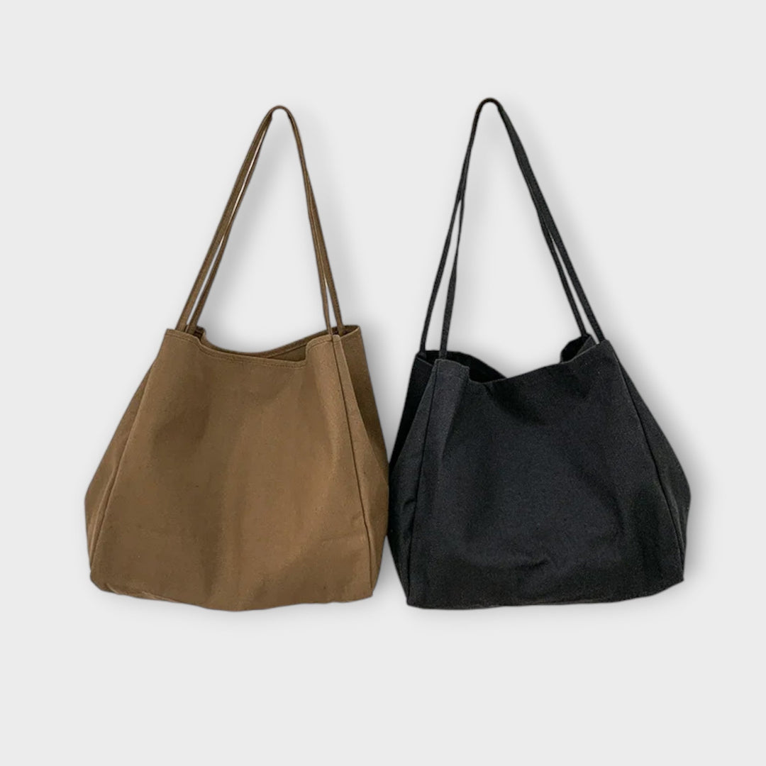 Olivia - Bolso shopper grande de lona de alta calidad