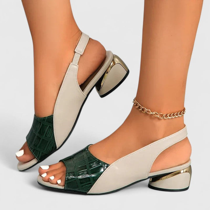 Mariah | Elegantes sandalias de cuero