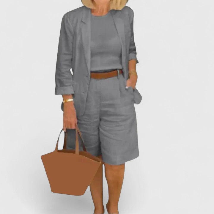 Railey | Conjunto de traje elegante de 2 piezas