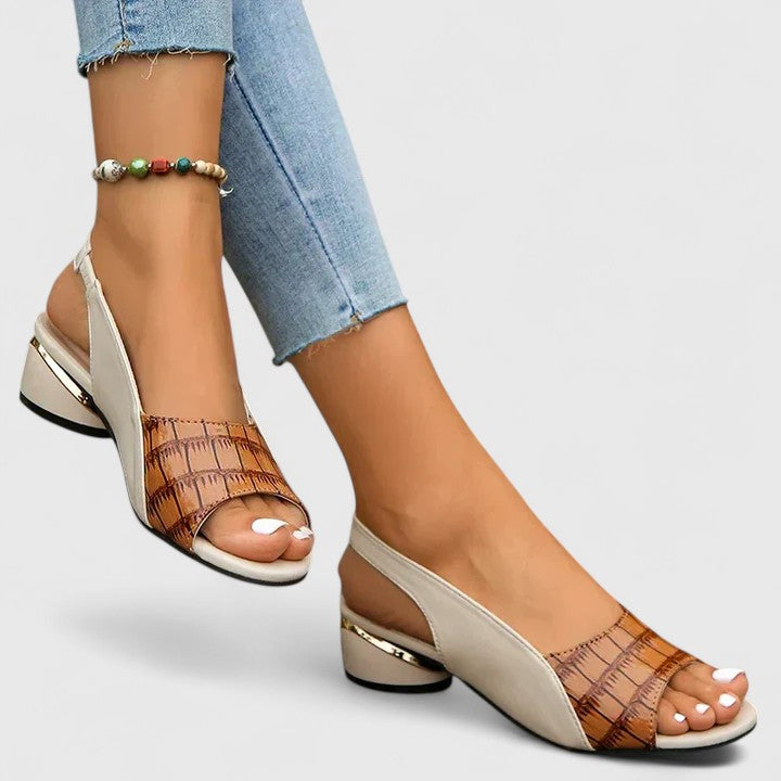 Mariah | Elegantes sandalias de cuero