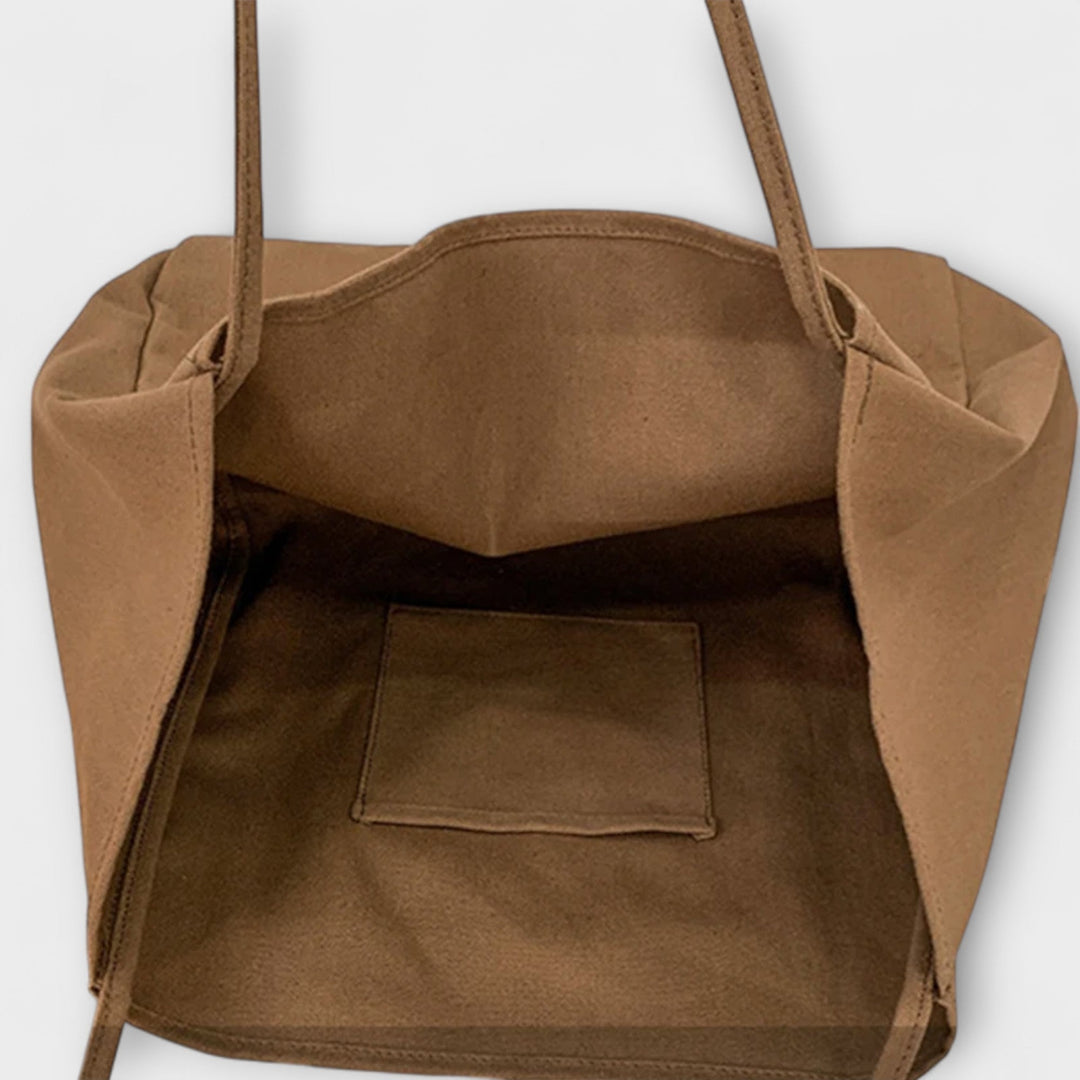 Olivia - Bolso shopper grande de lona de alta calidad
