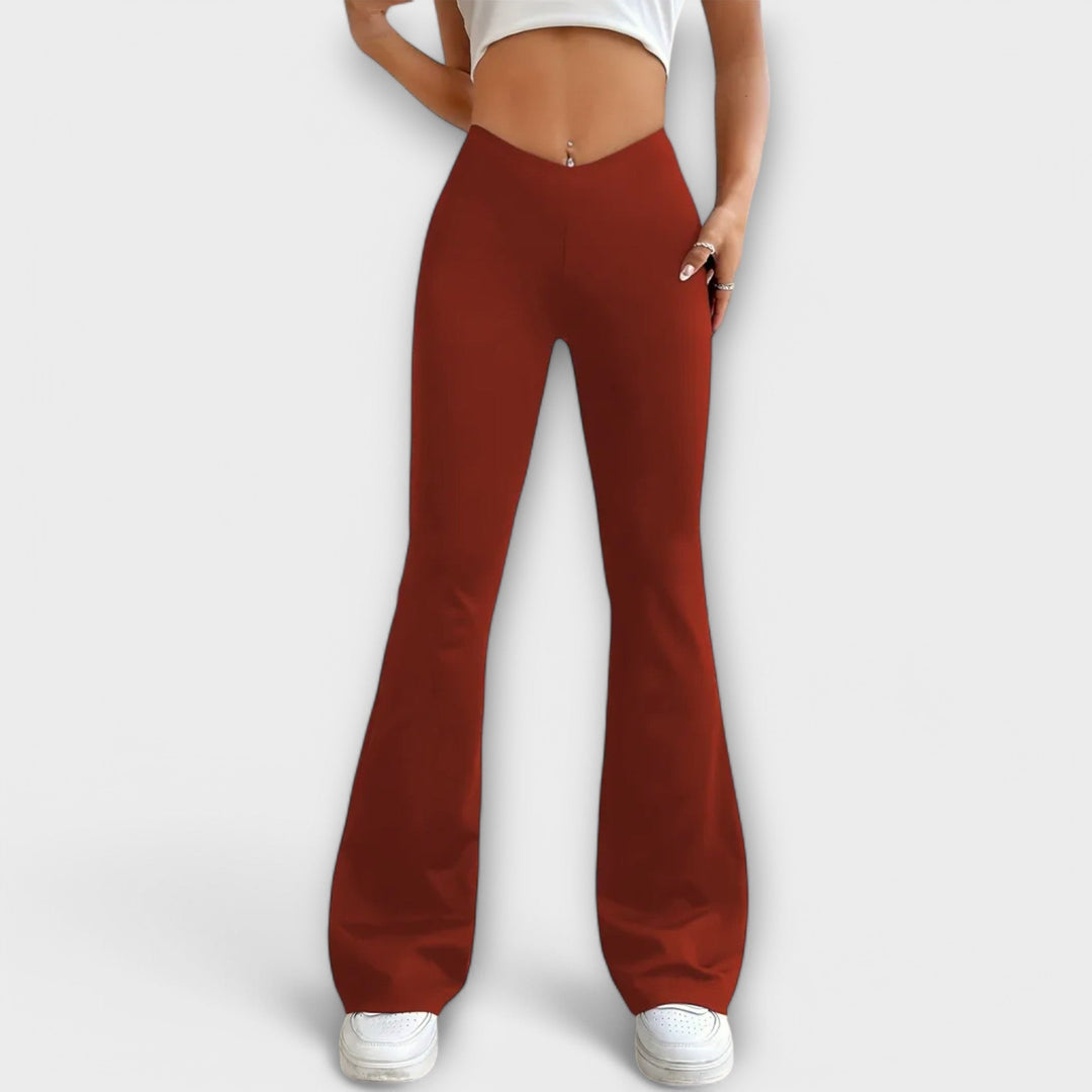 Serena - Pantalones holgados con pernera acampanada
