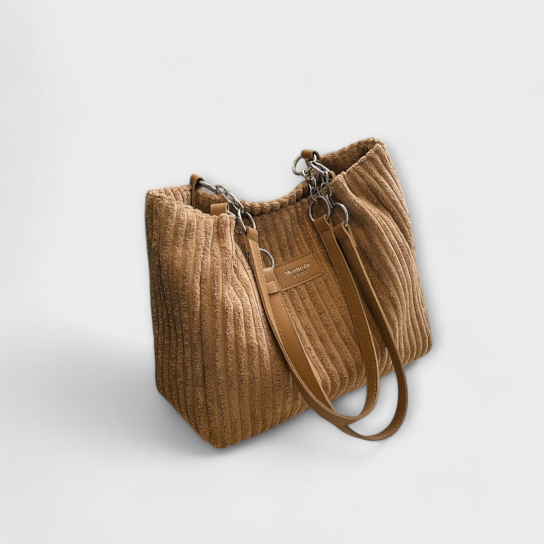 Olivia - Bolso de hombro de cordón suave