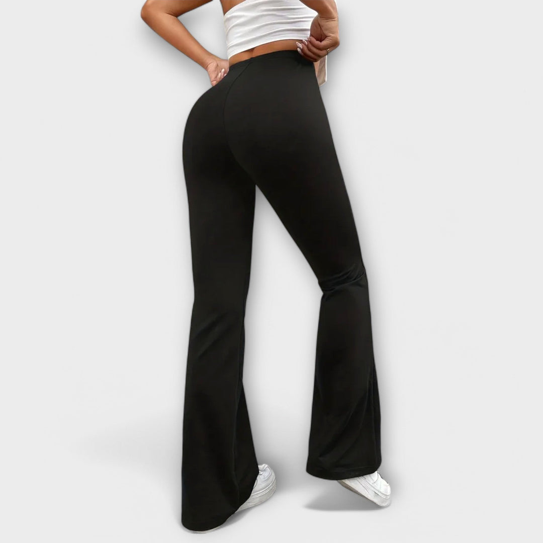 Serena - Pantalones holgados con pernera acampanada