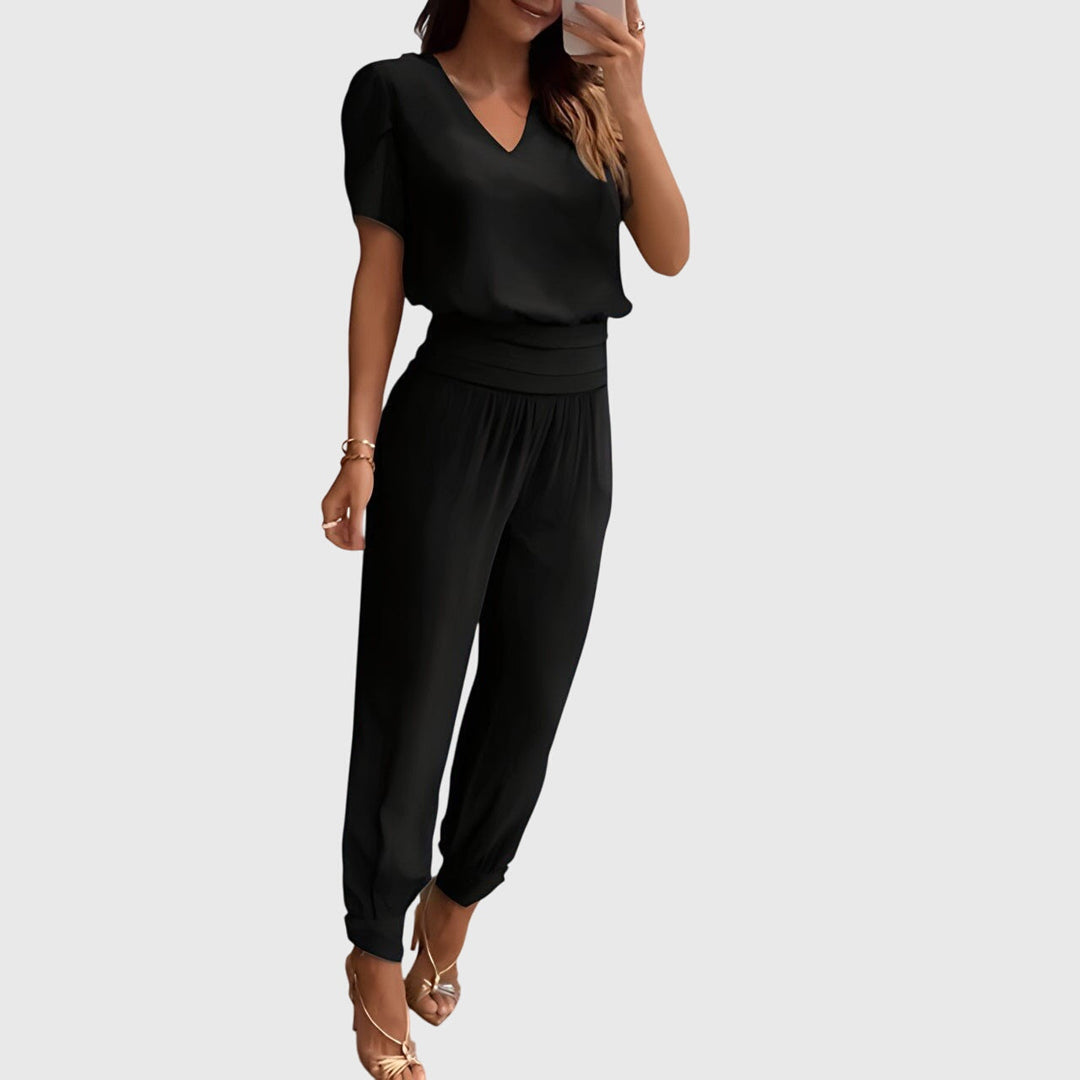 Jennifer™ | Conjunto de blusa y pantalón elegante
