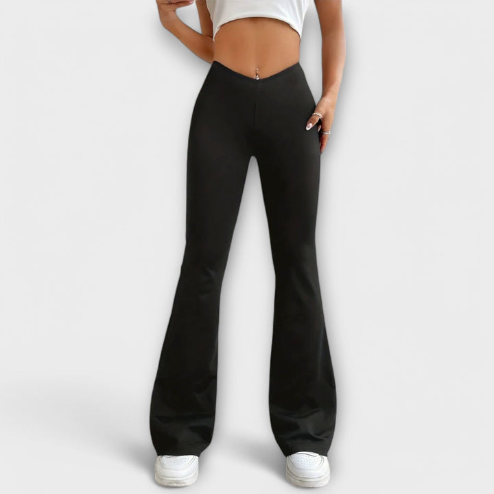 Serena - Pantalones holgados con pernera acampanada