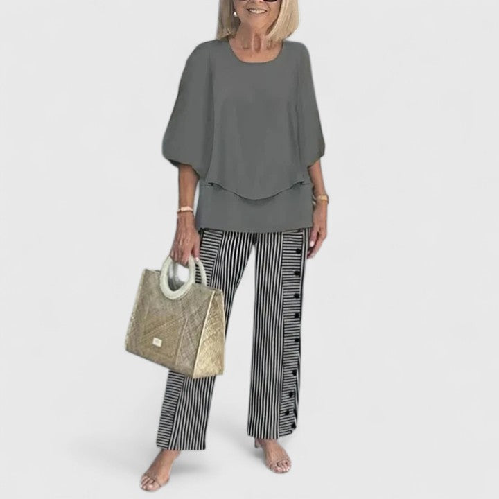 Martha | Conjunto sofisticado de dos piezas