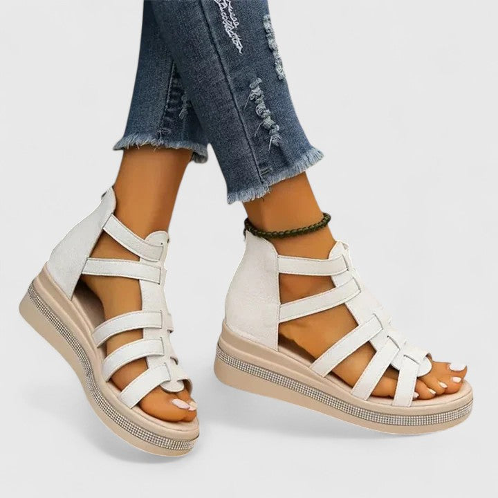 Kendall | Sandalias ortopédicas con strass